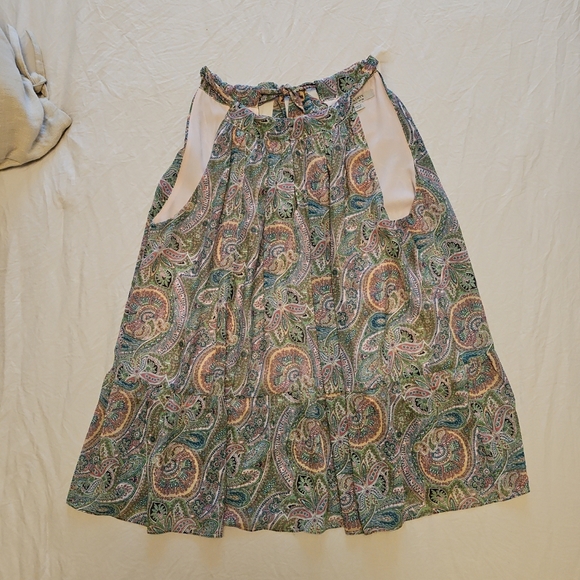 Allsaints Roma Shahmina Top Chiffon Swing Tank Sz 4 - Picture 9 of 10